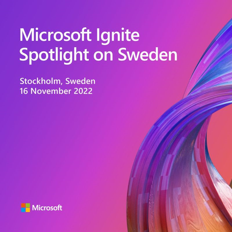 Microsoft Ignite Sweden